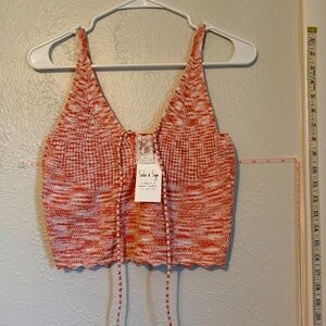 Sadie & Sage Cropped Top Size M NWT